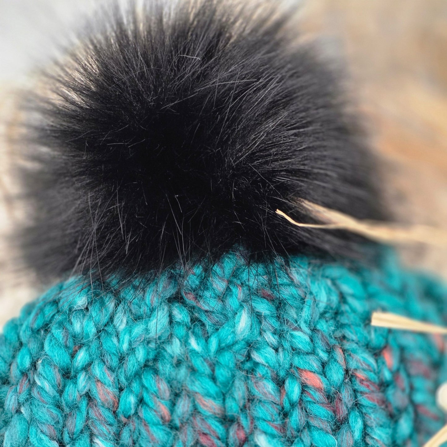 Aspen Beanie – Midnight Teal | Chunky Ribbed Adult Hat hand dyed yarn by A Splash Of Fiber — artisan fiber and handmade creations