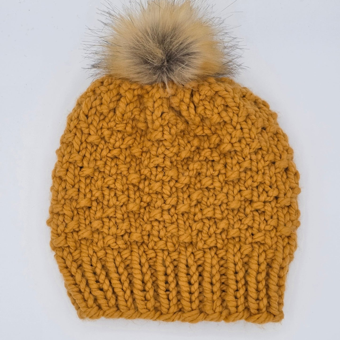 Cabin Comfort Beanie – Rustic Honey hand dyed yarn by A Splash Of Fiber — artisan fiber and handmade creations