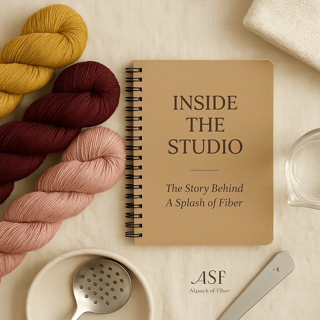 Inside the Studio: The Story Behind A Splash of Fiber - A Splash Of Fiber