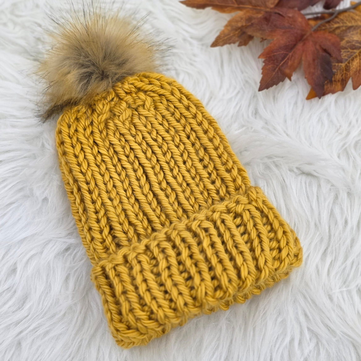 Aspen Beanie – Golden Harvest