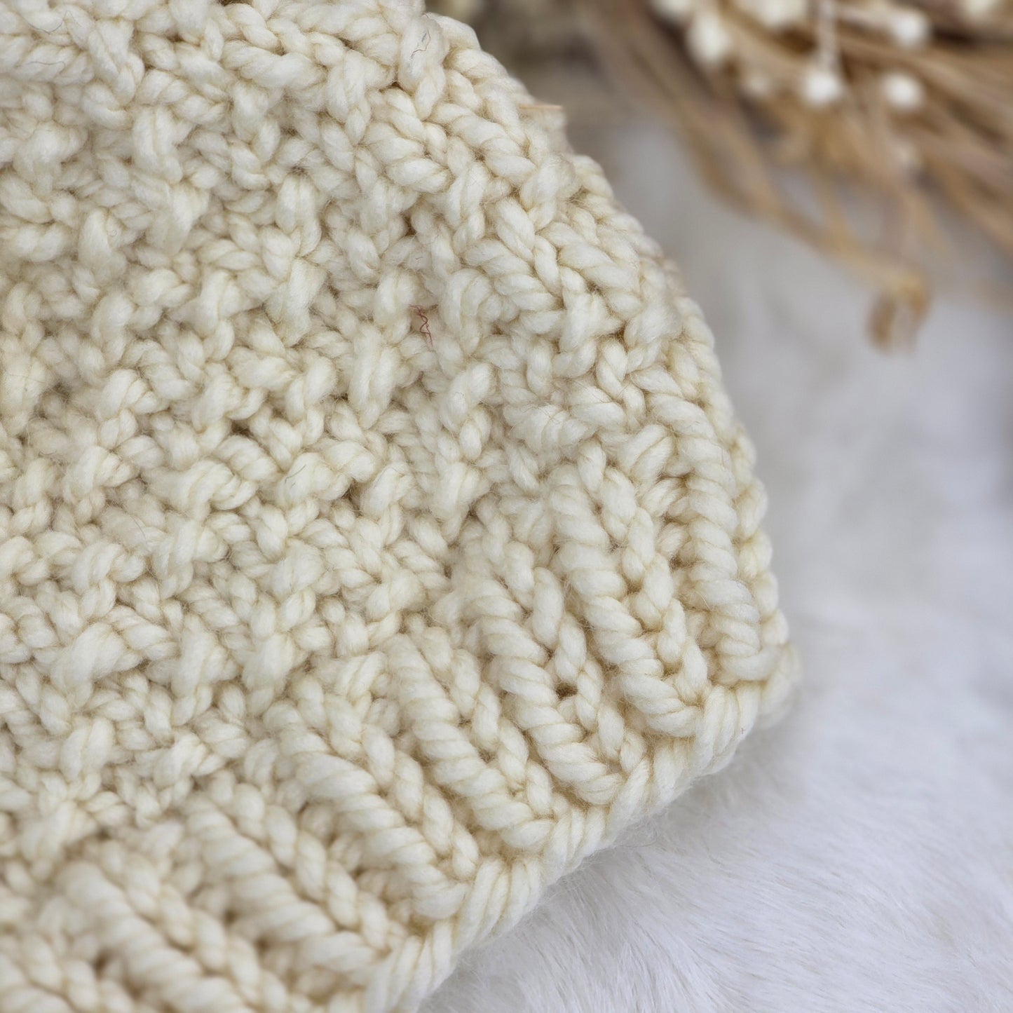 Cabin Comfort Beanie – Winter Birch