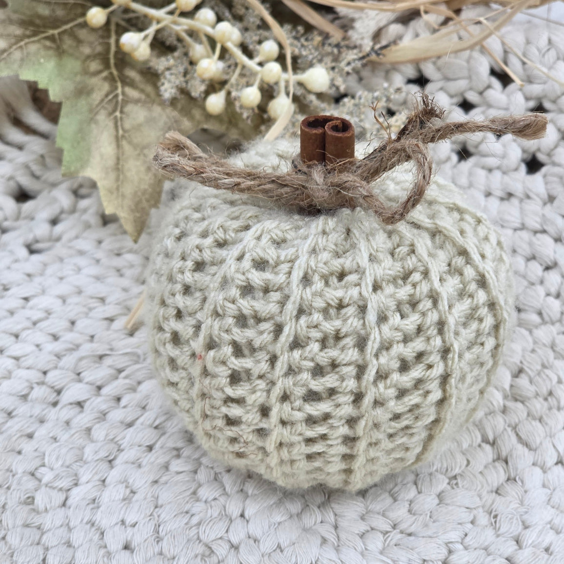 Handmade Crochet Pumpkin Set (3)