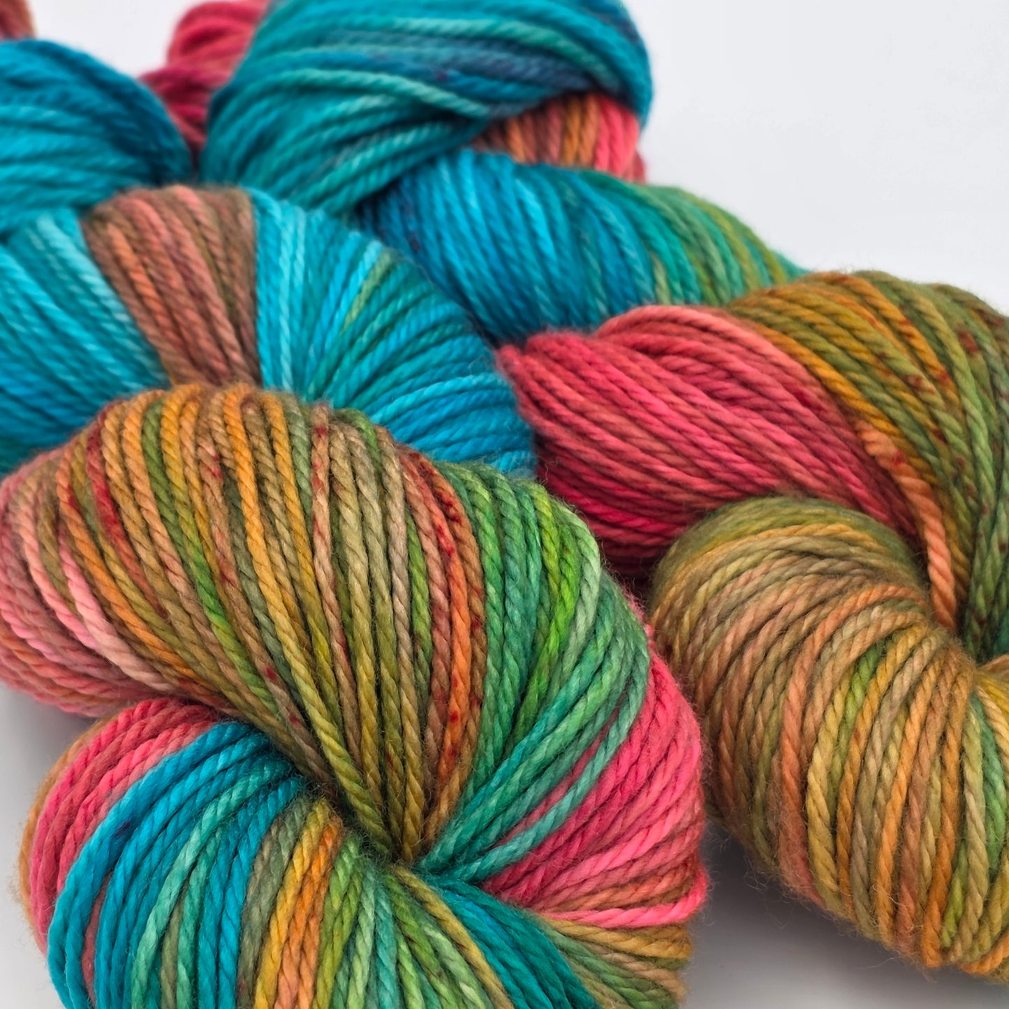 Paradise Punch- 100% Superwash Merino, Worsted