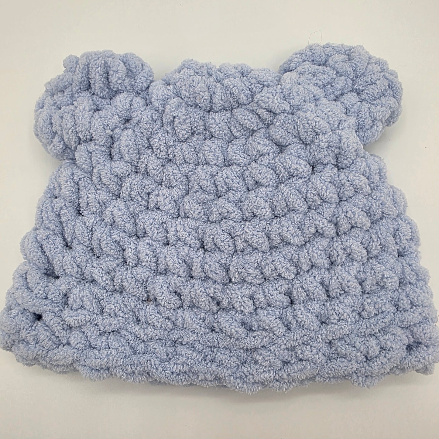 Sky Blue Teddy Baby Beanie