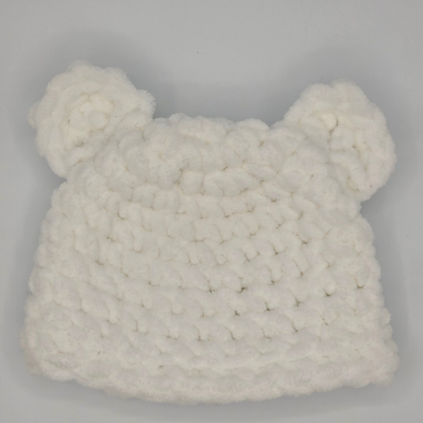 Snowflake White Teddy Hat