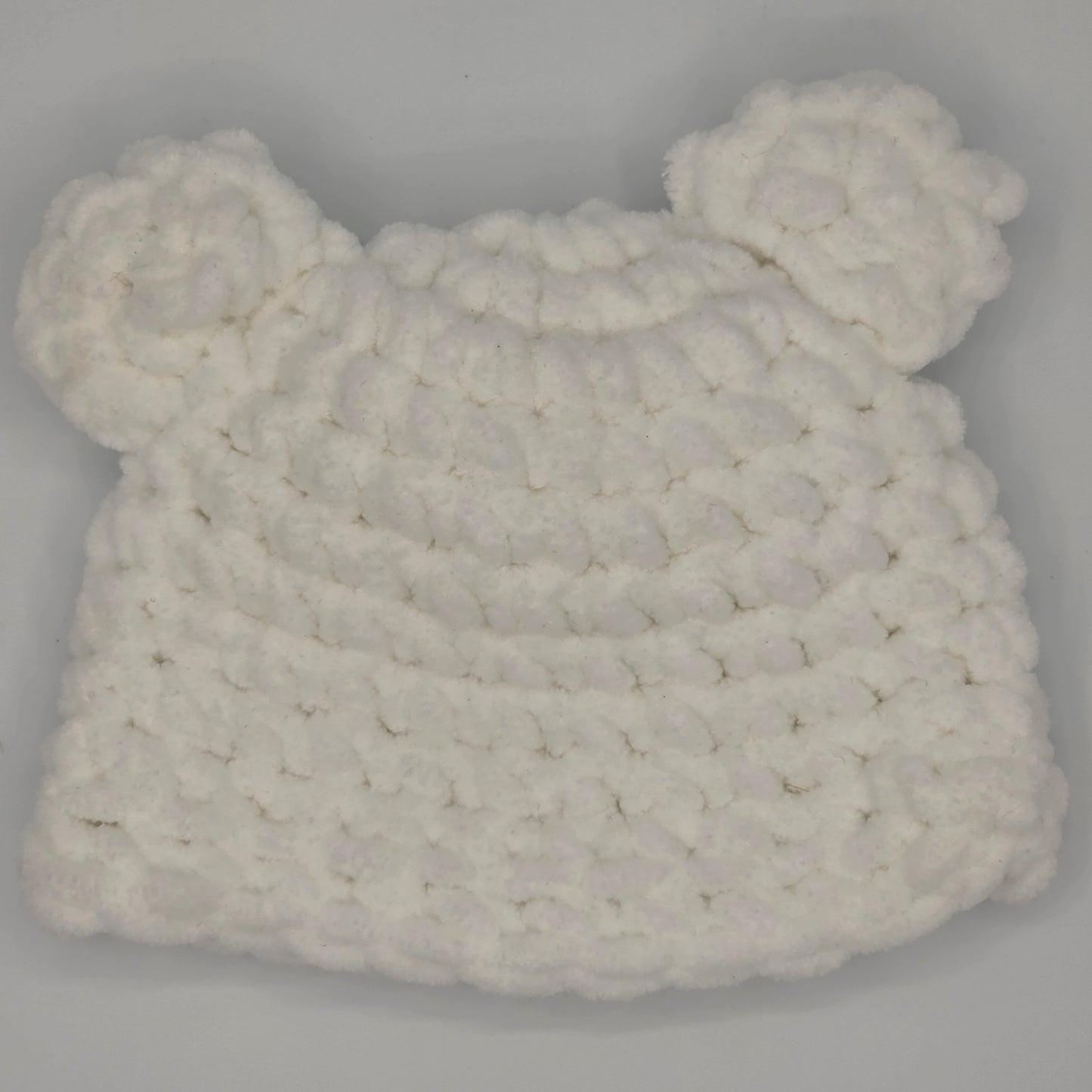 Snowflake White Teddy Hat