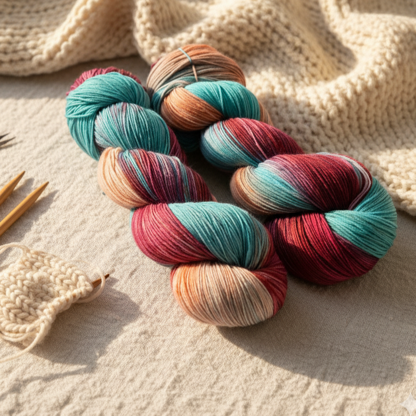 Tropical Fizz - 70/30 Sock/Fingering