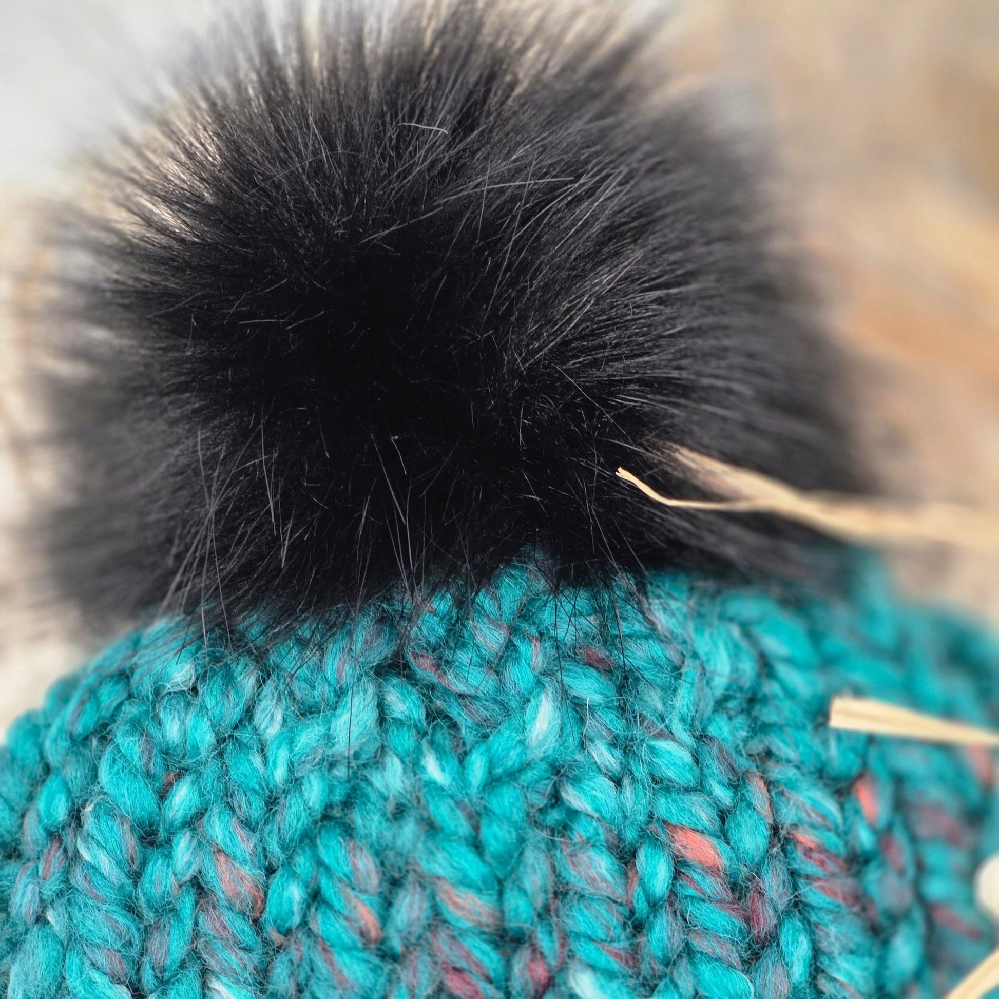 Aspen Beanie – Midnight Teal | Chunky Ribbed Adult Hat hand dyed yarn by A Splash Of Fiber — artisan fiber and handmade creations