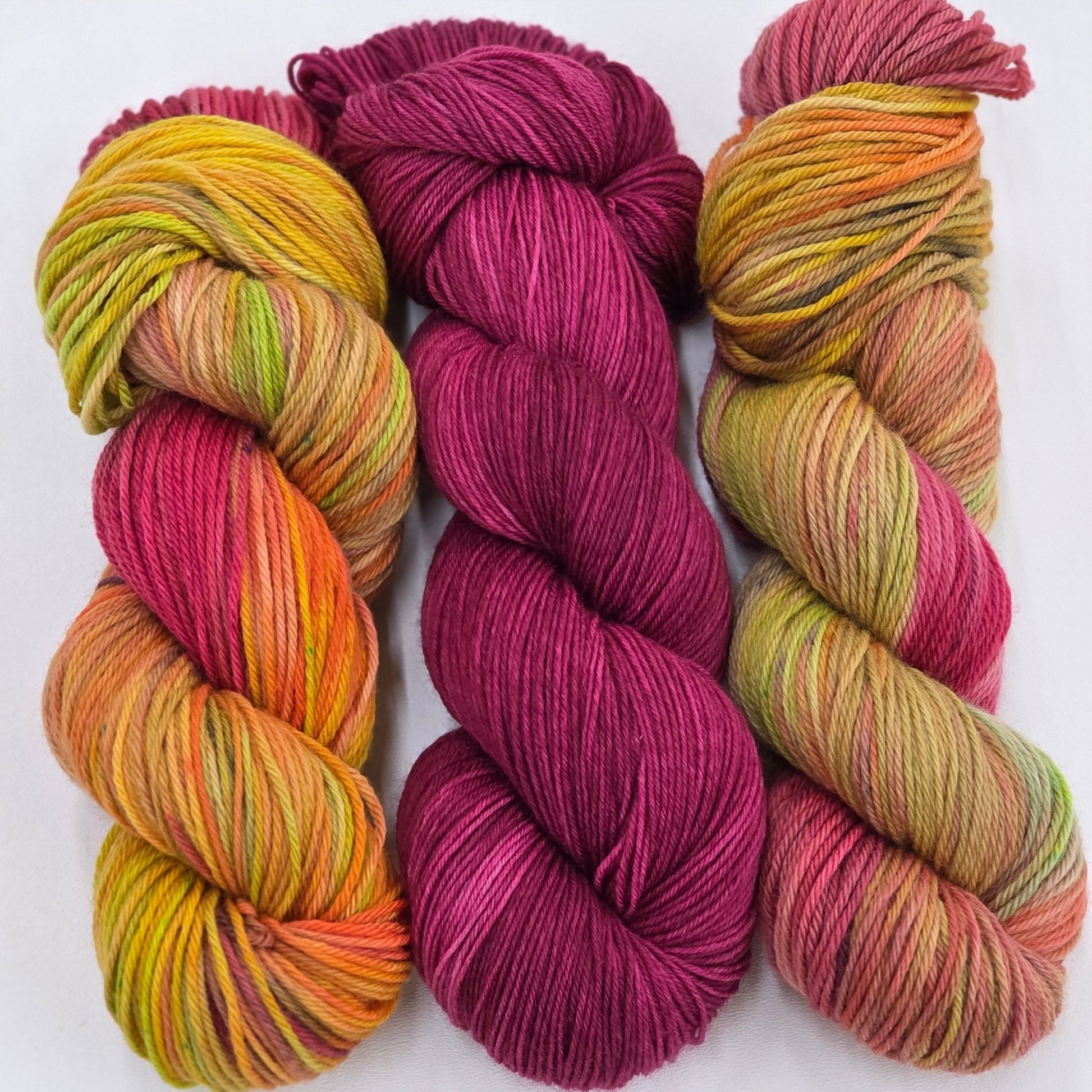 ✨Autumn Orchard – Hand - Dyed Luxury Worsted Yarn – 100% Superwash Merino Wool, 100g / 200m hand dyed yarn by A Splash Of Fiber — artisan fiber and handmade creations