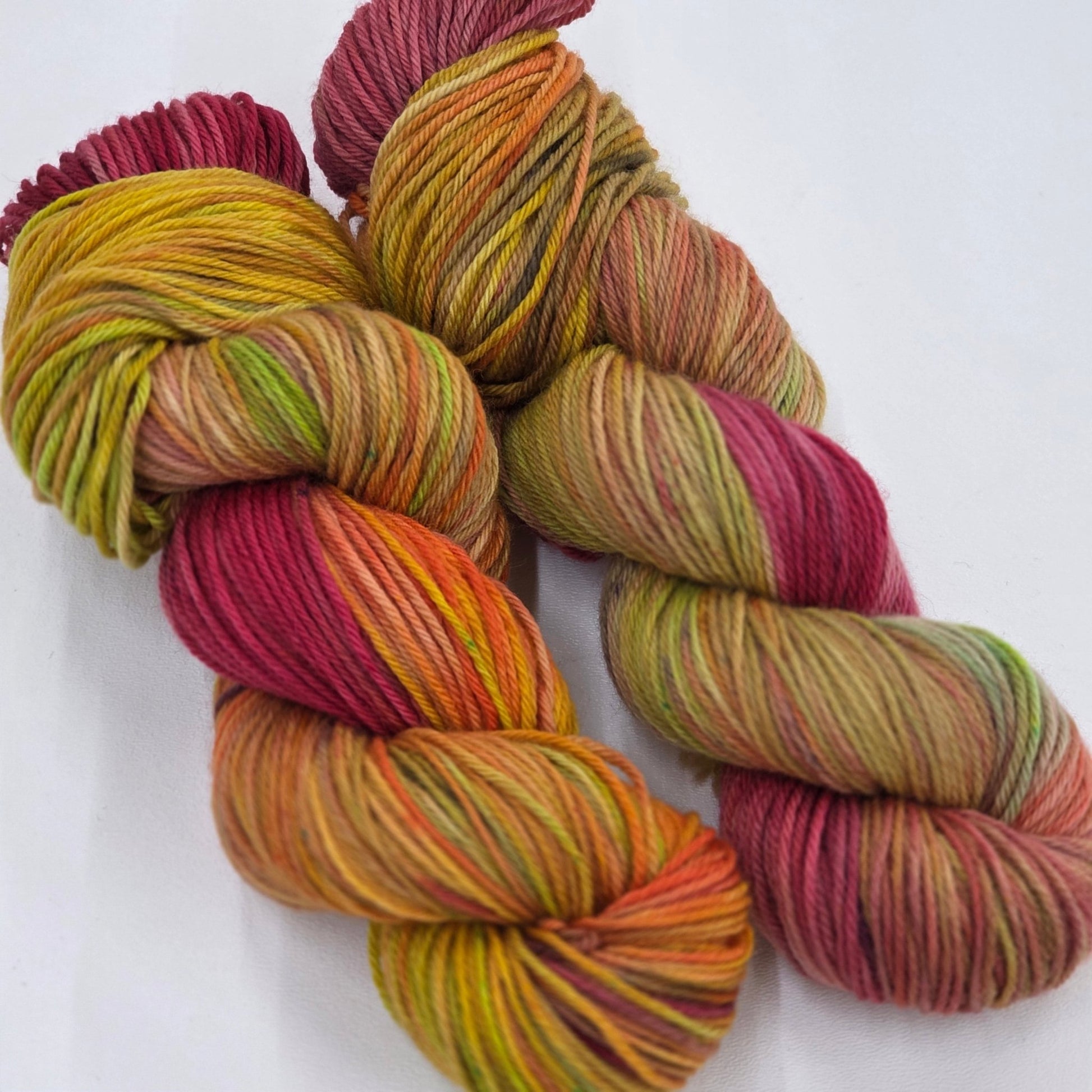 ✨Autumn Orchard – Hand - Dyed Luxury Worsted Yarn – 100% Superwash Merino Wool, 100g / 200m hand dyed yarn by A Splash Of Fiber — artisan fiber and handmade creations