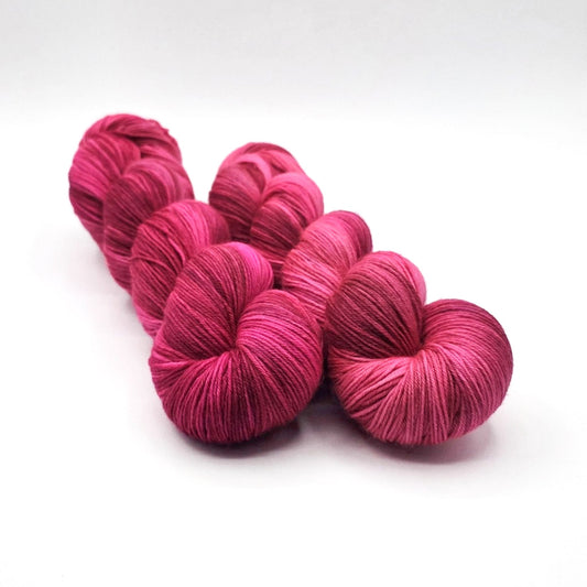 Berry Crush hand dyed yarn by A Splash Of Fiber — artisan fiber and handmade creations