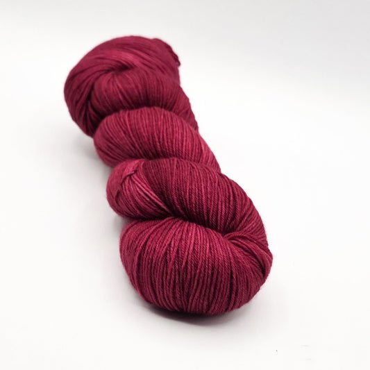 Berrywine hand dyed yarn by A Splash Of Fiber — artisan fiber and handmade creations