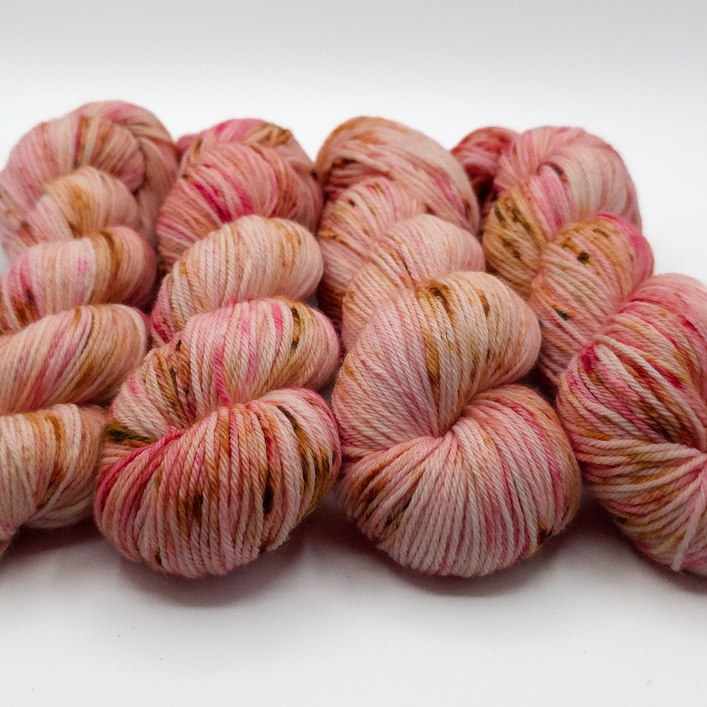 Blushing Relic hand dyed yarn by A Splash Of Fiber — artisan fiber and handmade creations