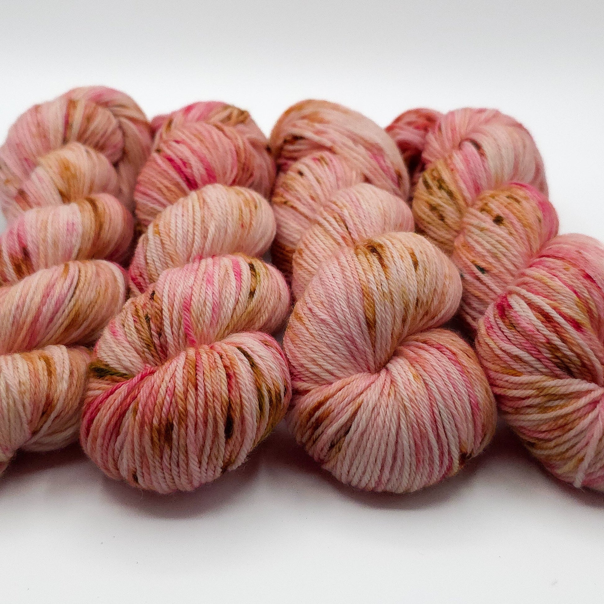 Blushing Relic hand dyed yarn by A Splash Of Fiber — artisan fiber and handmade creations