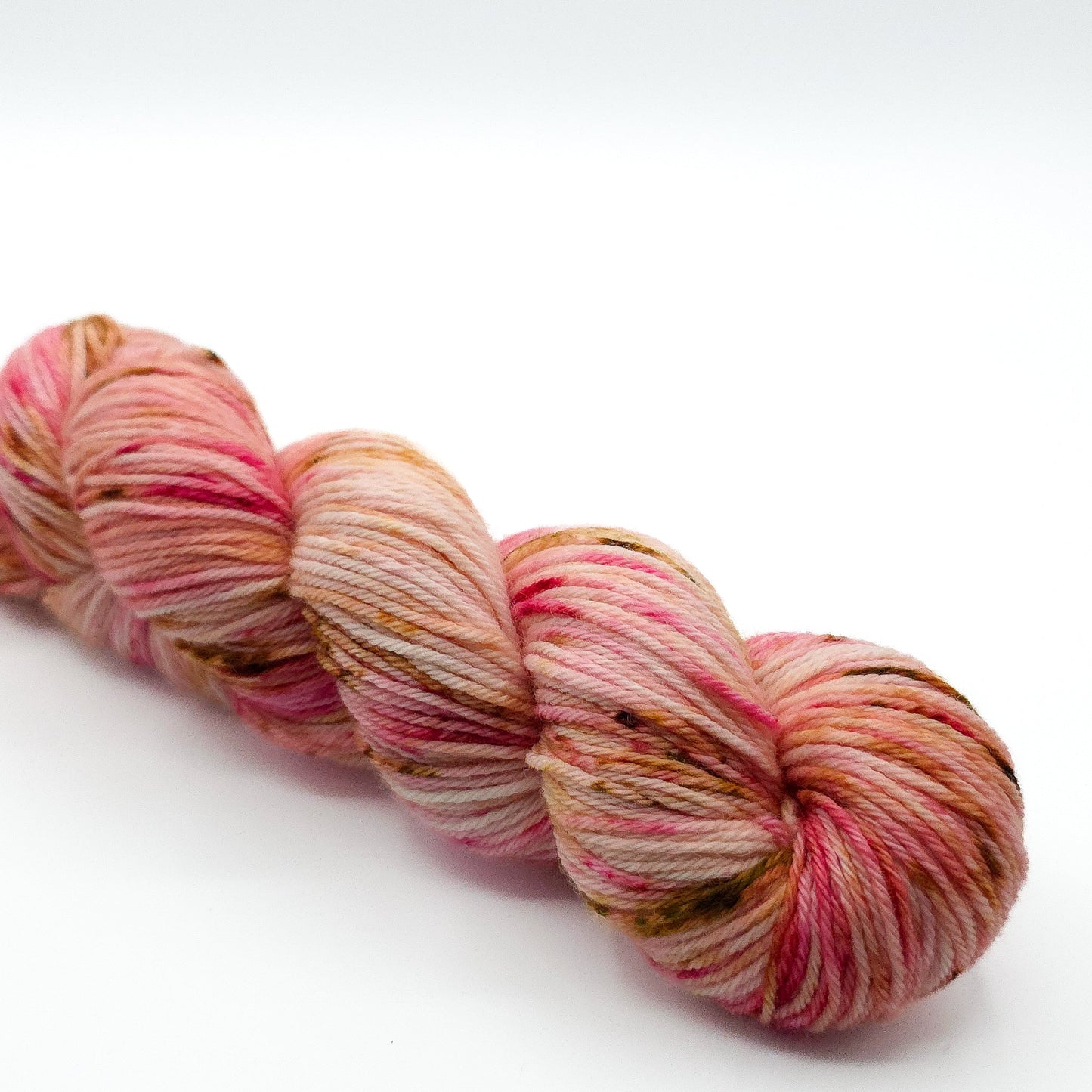 Blushing Relic hand dyed yarn by A Splash Of Fiber — artisan fiber and handmade creations