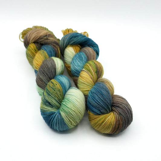 Driftwood hand dyed yarn by A Splash Of Fiber — artisan fiber and handmade creations