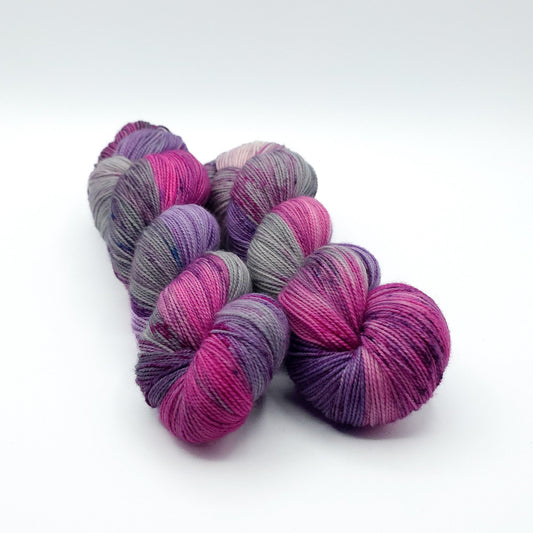 Enchanted Petals hand dyed yarn by A Splash Of Fiber — artisan fiber and handmade creations