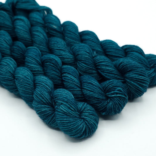 Siren Depths Mini Set (4 - Pack) hand dyed yarn by A Splash Of Fiber — artisan fiber and handmade creations