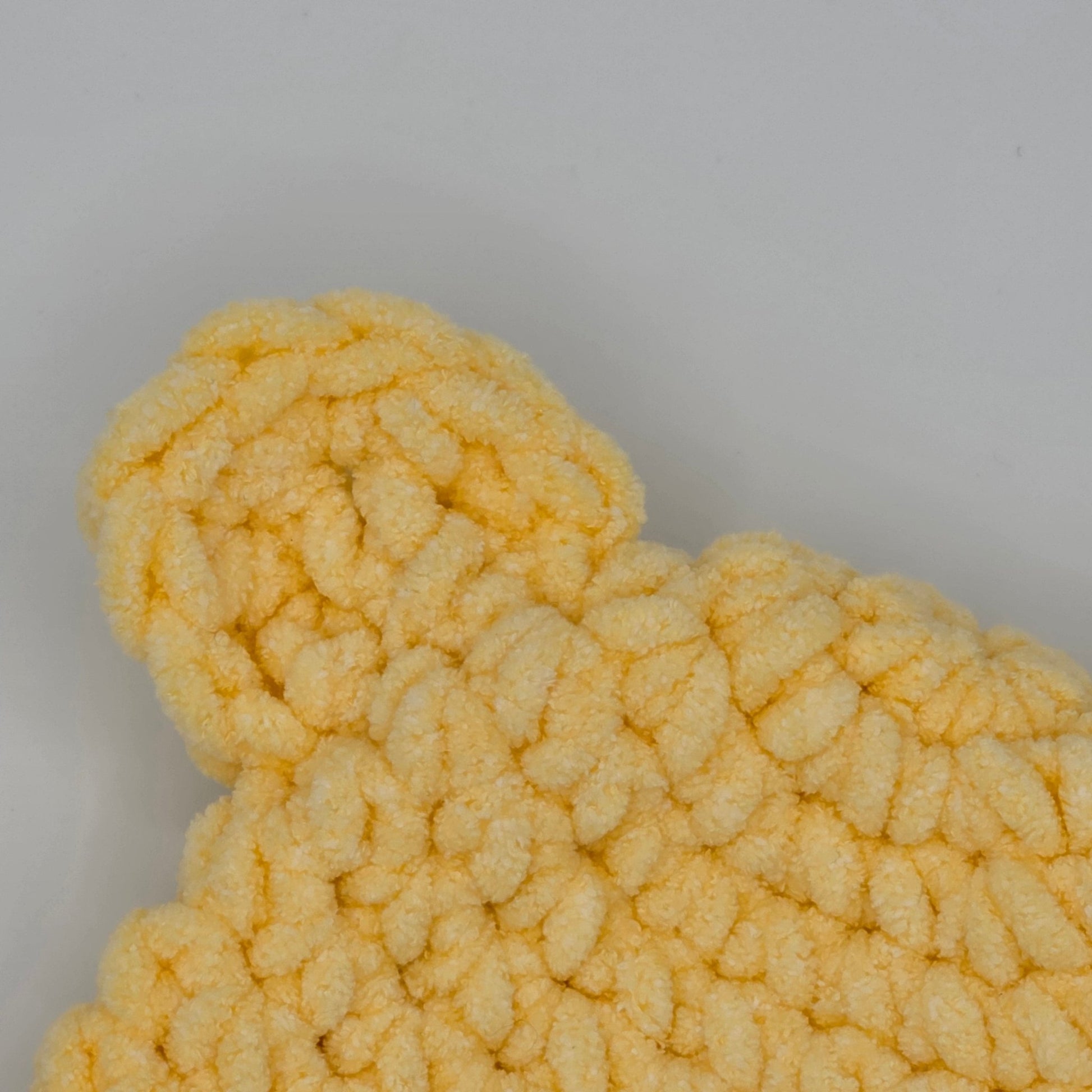 Sunny Teddy Baby Beanie hand dyed yarn by A Splash Of Fiber — artisan fiber and handmade creations