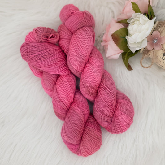 Vintage Rose hand dyed yarn by A Splash Of Fiber — artisan fiber and handmade creations