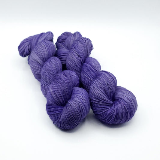 Violet Whisper hand dyed yarn by A Splash Of Fiber — artisan fiber and handmade creations