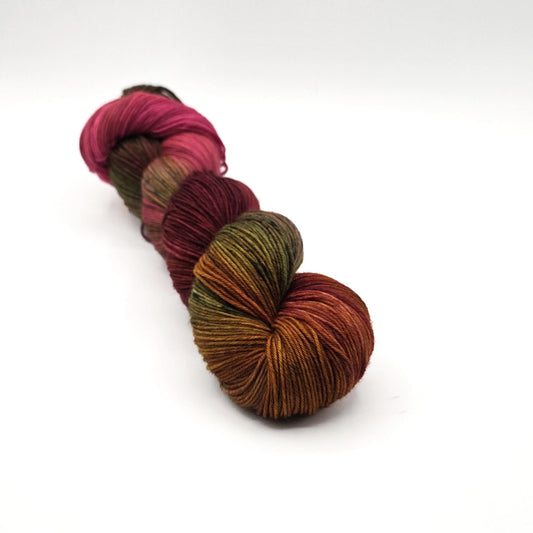 Wild Orchid - 70/30 Sock/Fingering hand dyed yarn by A Splash Of Fiber — artisan fiber and handmade creations