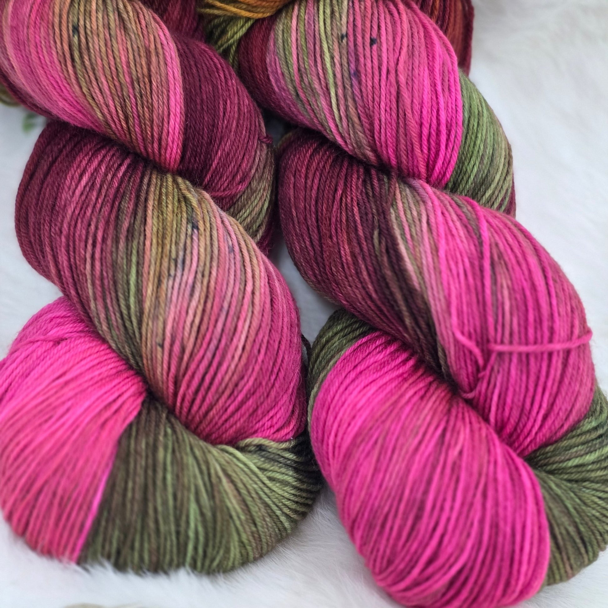 Wild Orchid – Hand - Dyed Luxury Sock Yarn | 70% Superwash Merino / 30% Nylon | Fingering Weight | 100g / 400m hand dyed yarn by A Splash Of Fiber — artisan fiber and handmade creations